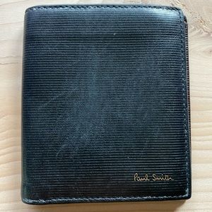 Paul Smith Mens Leather Credit Card Wallet Black